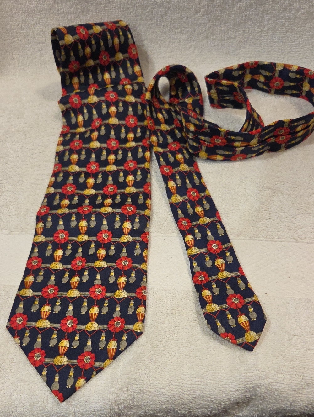 BIAGIOTTI UOMO VINTAGE SILK NECK TIE